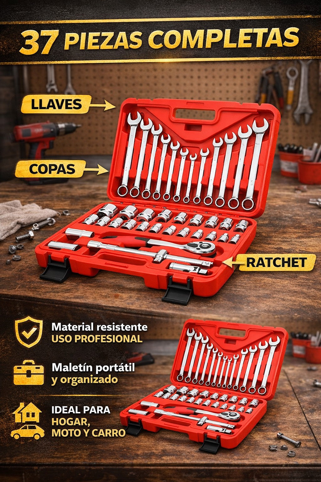 Kit Herramienta 37 piezas